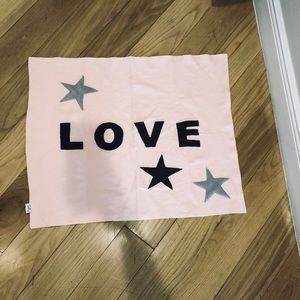 100% cotton pink baby blanket